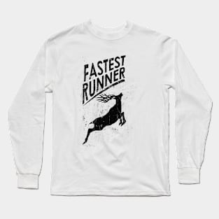 Deer Fastest runner Long Sleeve T-Shirt